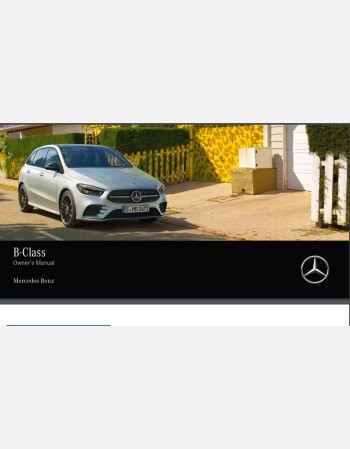mercedes benz b class 2021 owners manual rhd and lhd